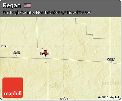 Physical Map of Regan
