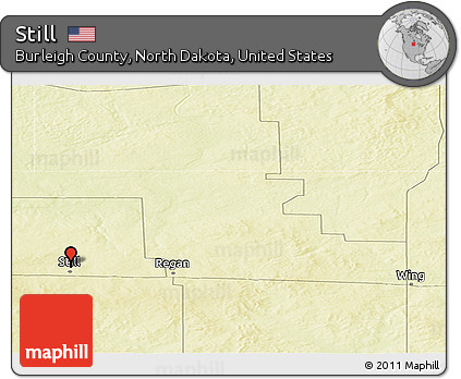 Physical Panoramic Map of Still