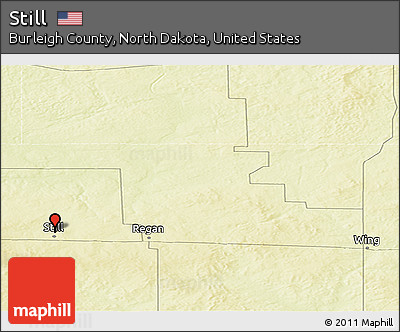 Physical Panoramic Map of Still