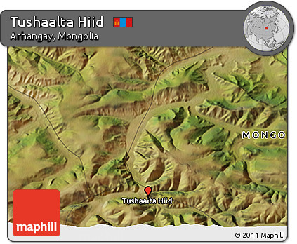 Satellite 3D Map of Tushaalta Hiid