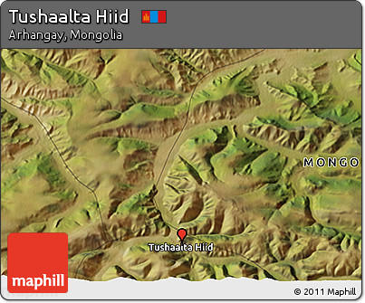 Satellite 3D Map of Tushaalta Hiid