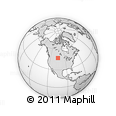 Outline Map of the Area around 47° 16' 15" N, 104° 28' 29" W, rectangular outline