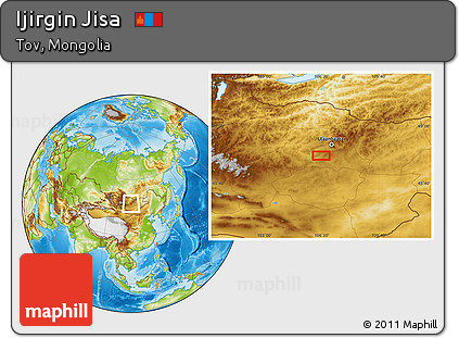 Physical Location Map of Ijirgin Jisa