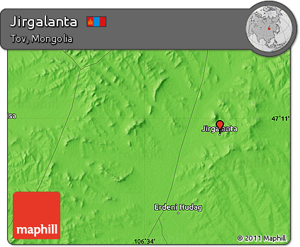 Political Map of Jirgalanta