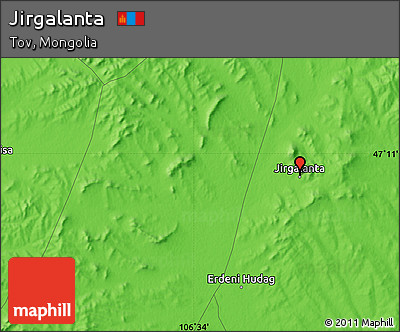 Political Map of Jirgalanta