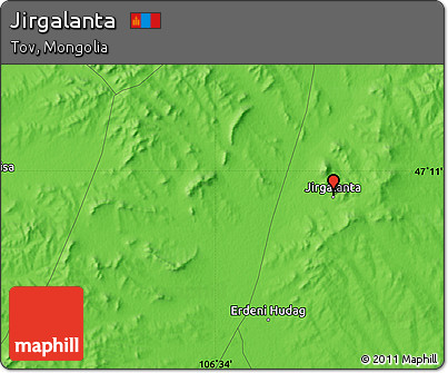 Political Map of Jirgalanta