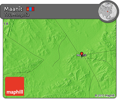 Political 3D Map of Maanĭt
