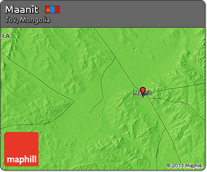 Political 3D Map of Maanĭt