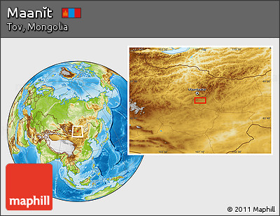 Physical Location Map of Maanĭt