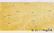 Physical 3D Map of the area around 47° 16' 15" N, 107° 1' 30" W