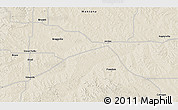 Shaded Relief 3D Map of the area around 47° 16' 15" N, 107° 1' 30" W