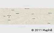 Shaded Relief Panoramic Map of the area around 47° 16' 15" N, 107° 1' 30" W