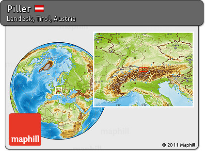 Physical Location Map of Piller