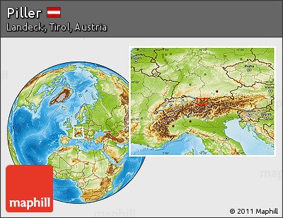 Physical Location Map of Piller