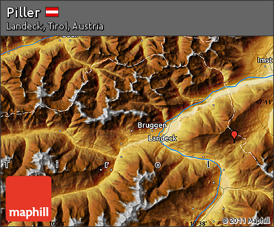 Physical Map of Piller