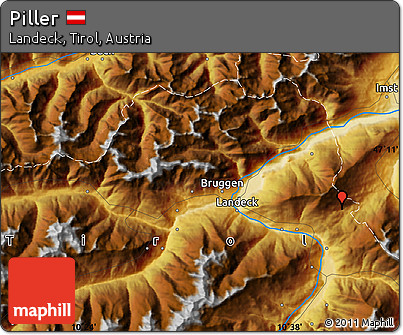 Physical Map of Piller