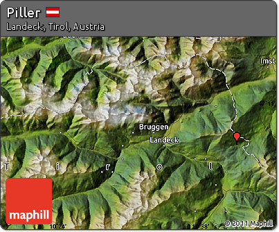 Satellite Map of Piller