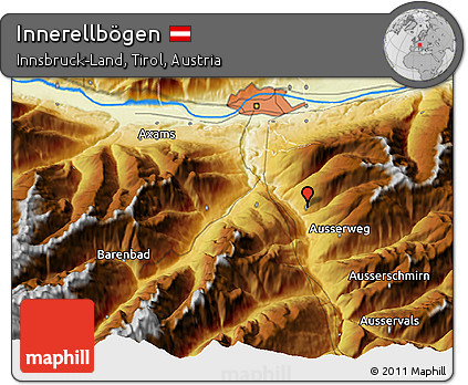 Physical 3D Map of Innerellbögen