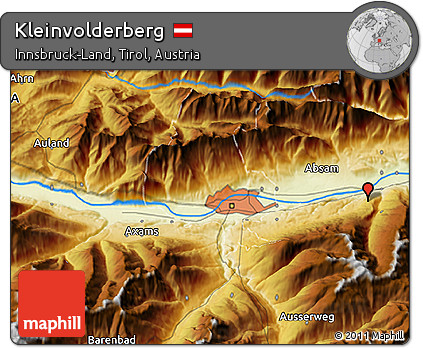 Physical 3D Map of Kleinvolderberg