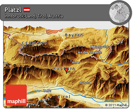 Physical 3D Map of Platzl