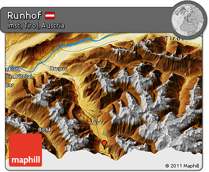 Physical 3D Map of Runhof
