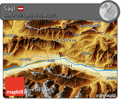 Physical 3D Map of Sagl