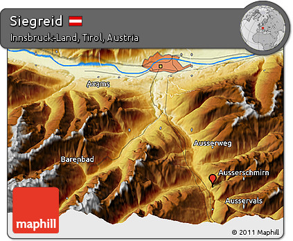 Physical 3D Map of Siegreid