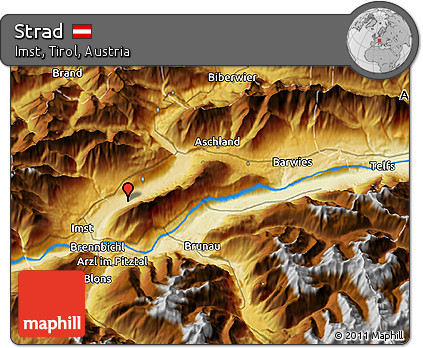 Physical 3D Map of Strad