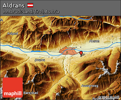 Physical 3D Map of Aldrans