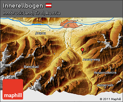 Physical 3D Map of Innerellbögen