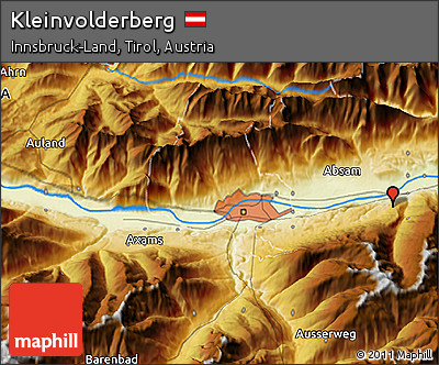Physical 3D Map of Kleinvolderberg