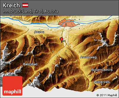 Physical 3D Map of Kreith