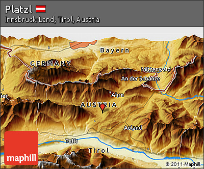 Physical 3D Map of Platzl