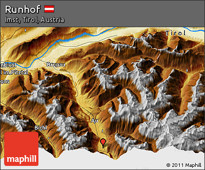 Physical 3D Map of Runhof