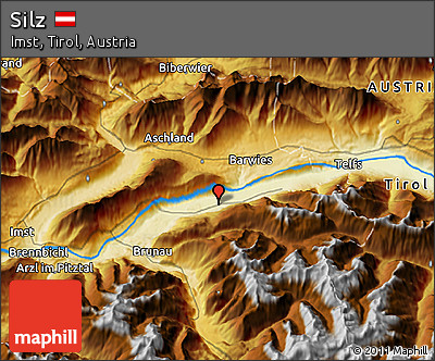 Physical 3D Map of Silz