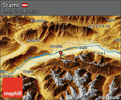 Physical 3D Map of Stams