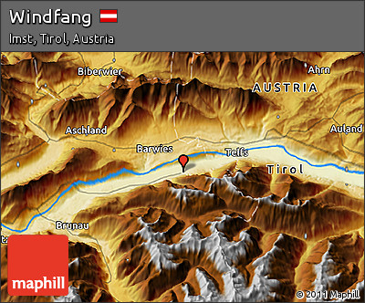 Physical 3D Map of Windfang