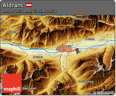 Physical 3D Map of Aldrans