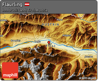 Physical 3D Map of Flaurling