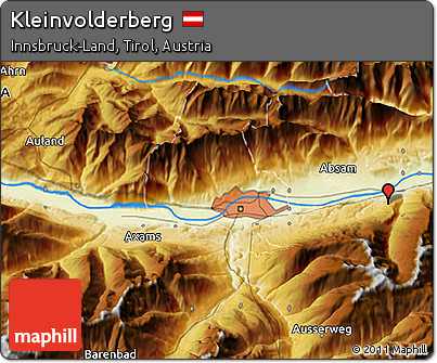 Physical 3D Map of Kleinvolderberg