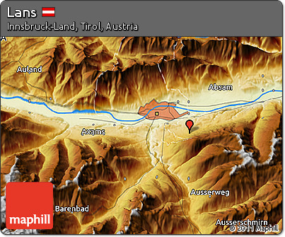Physical 3D Map of Lans