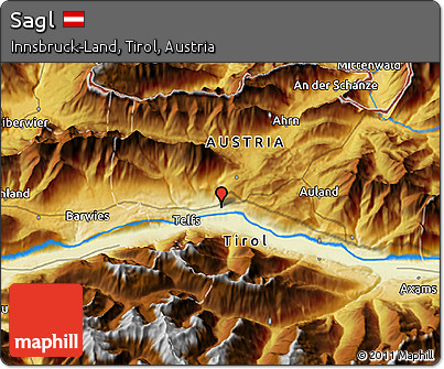 Physical 3D Map of Sagl