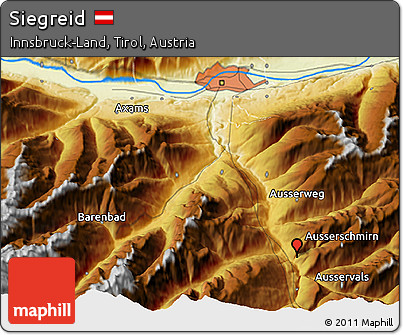 Physical 3D Map of Siegreid