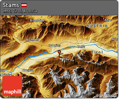Physical 3D Map of Stams