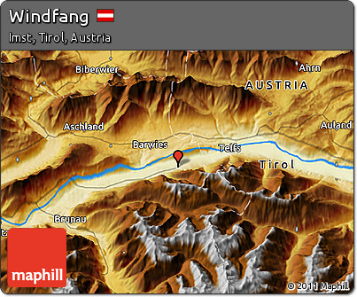 Physical 3D Map of Windfang