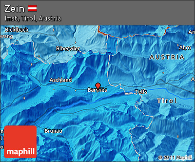 Political 3D Map of Zein