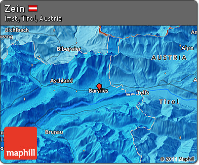 Political 3D Map of Zein