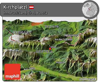 Satellite 3D Map of Kirchplatzl
