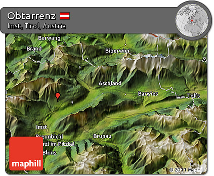 Satellite 3D Map of Obtarrenz