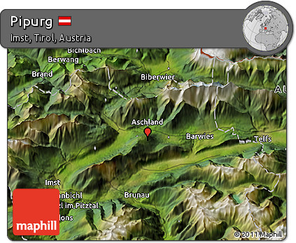 Satellite 3D Map of Pipurg